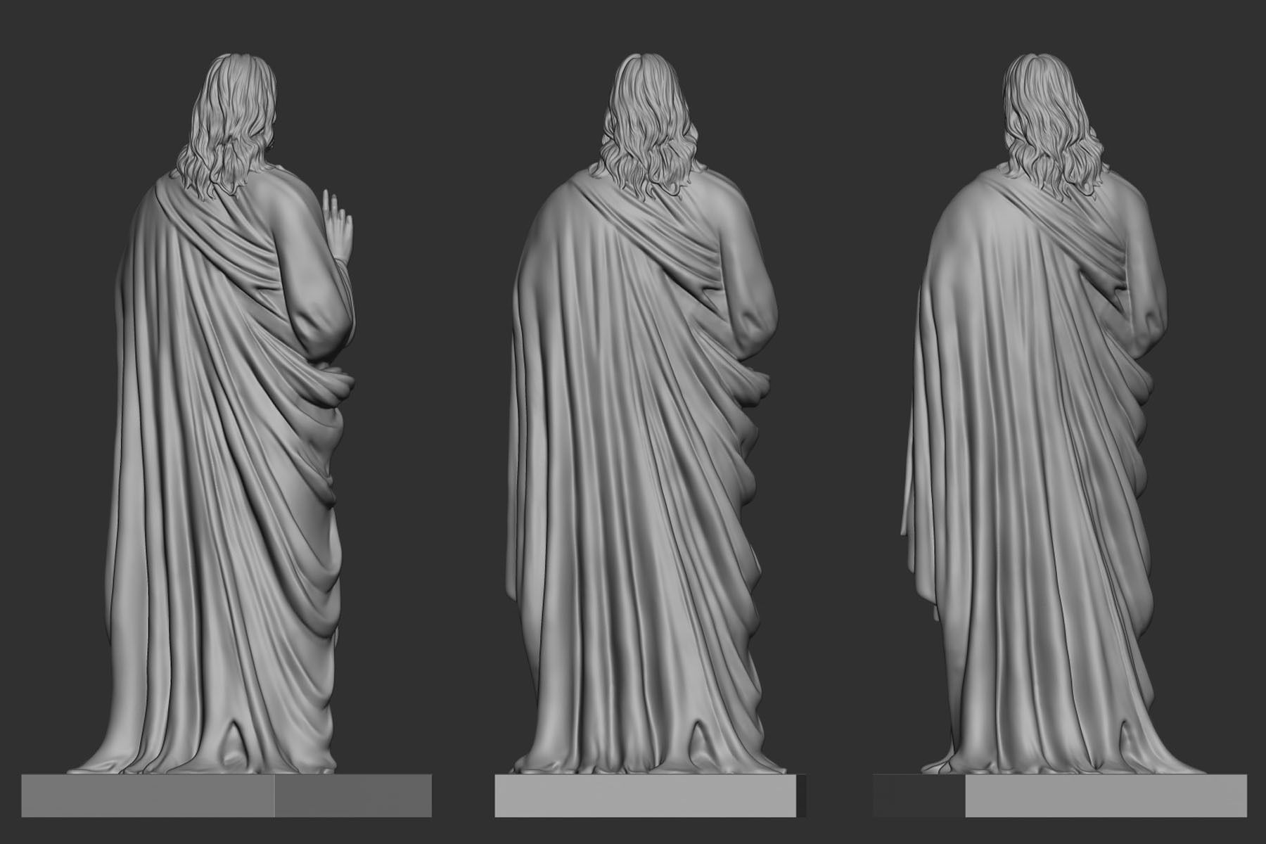 jesus sacred heart 3d print model 3D print model_3