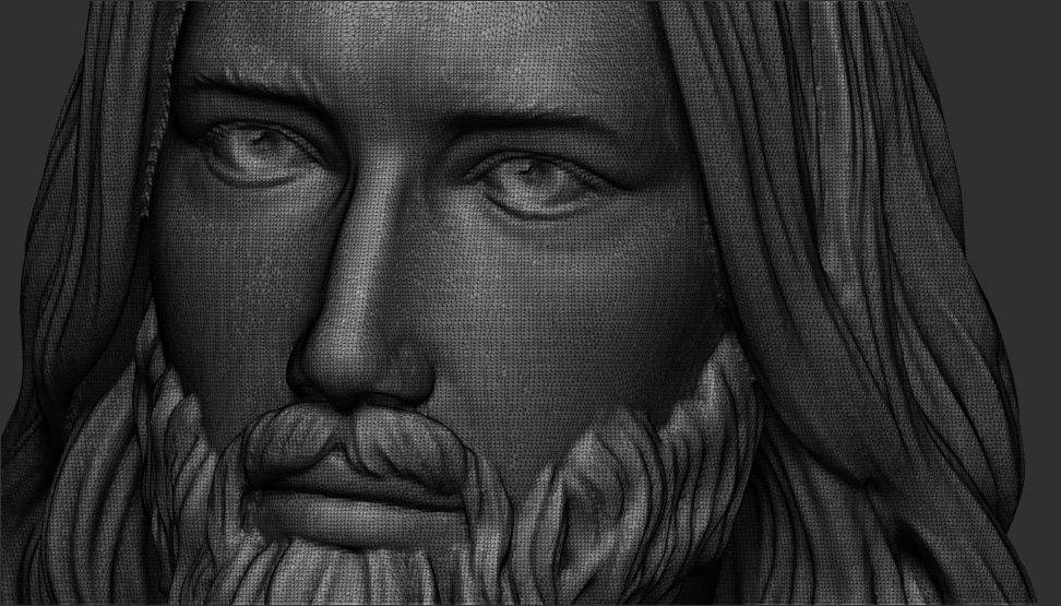 jesus sacred heart 3d print model 3D print model_6