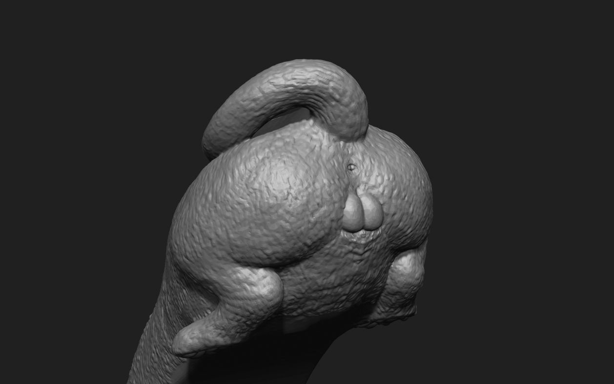 Cat bracelet 3D print model_3