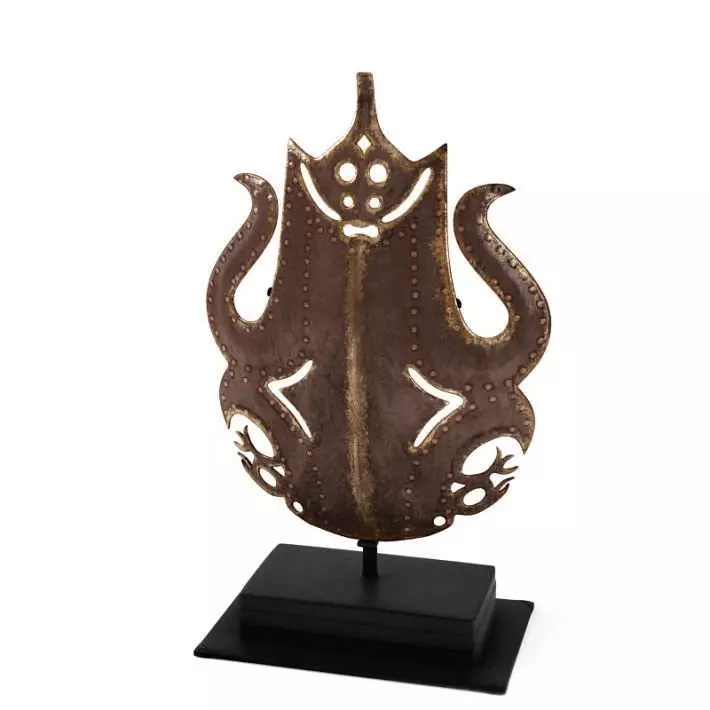 Asian Art On A Stand 3D model_0