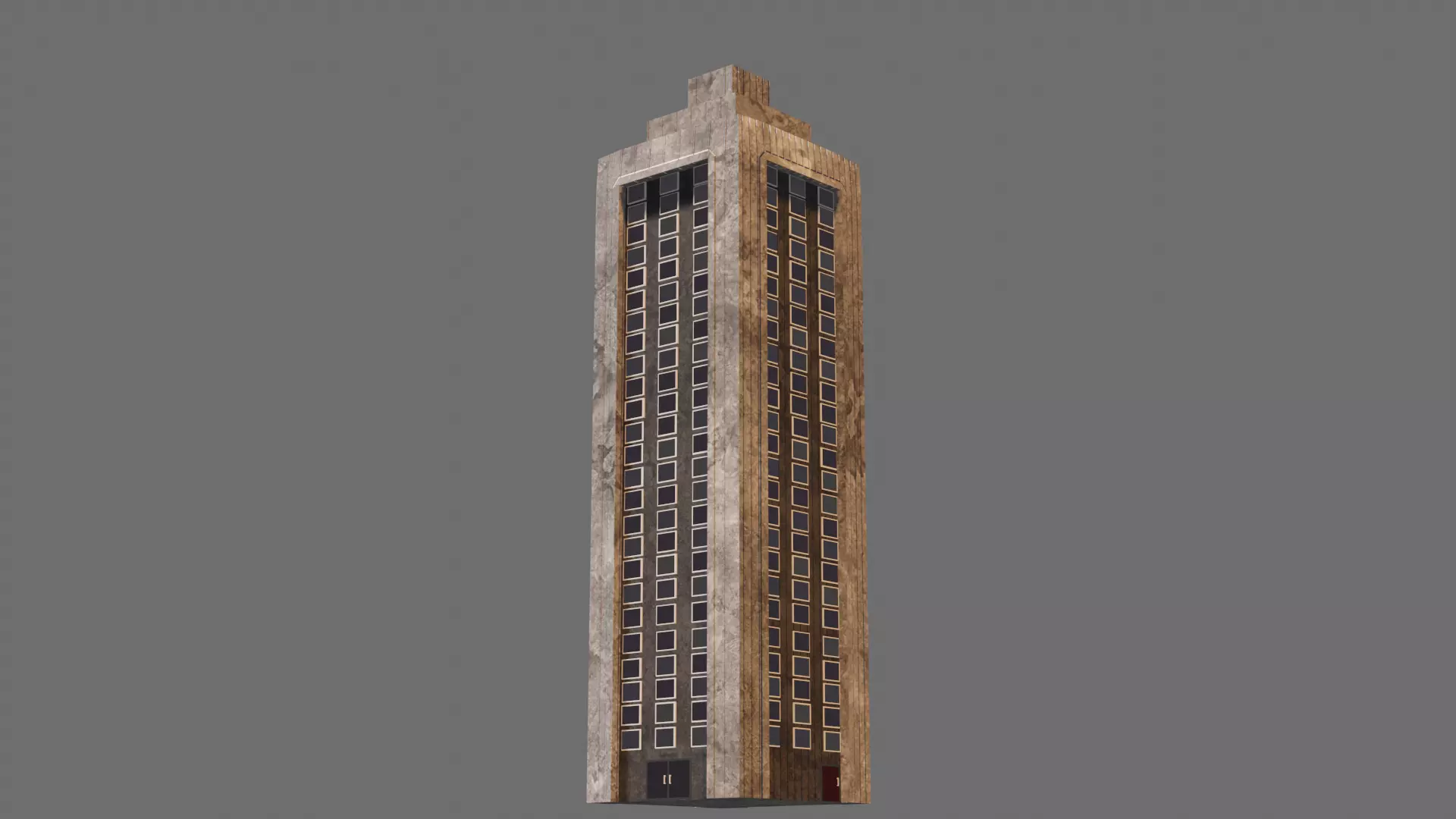 Realistic sky scraper Free 3D model