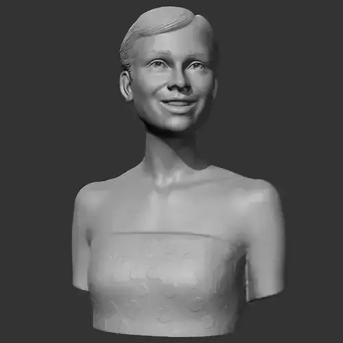 Audrey Hepburn 3D print model