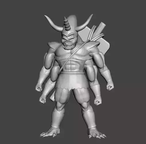 Chief Moginaian Battle Mode 3D Model
