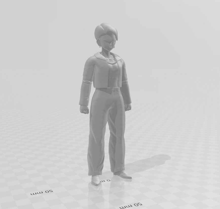 Android 18 Dragon Ball GT 3D Model 3D print model_1