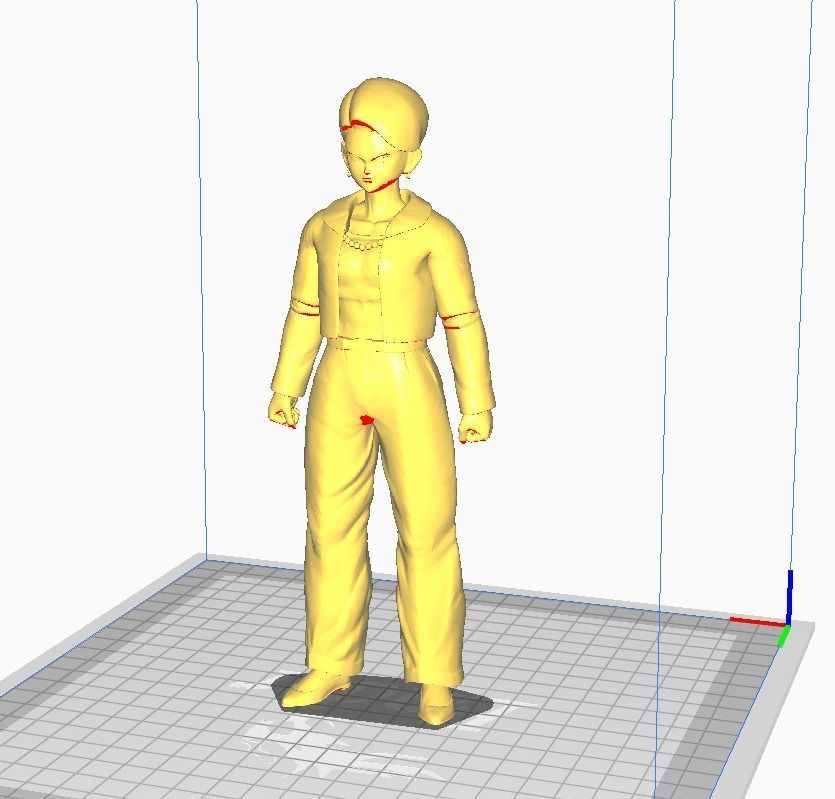 Android 18 Dragon Ball GT 3D Model 3D print model_2