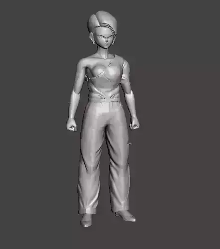Android 18 Dragon Ball GT 3D Model