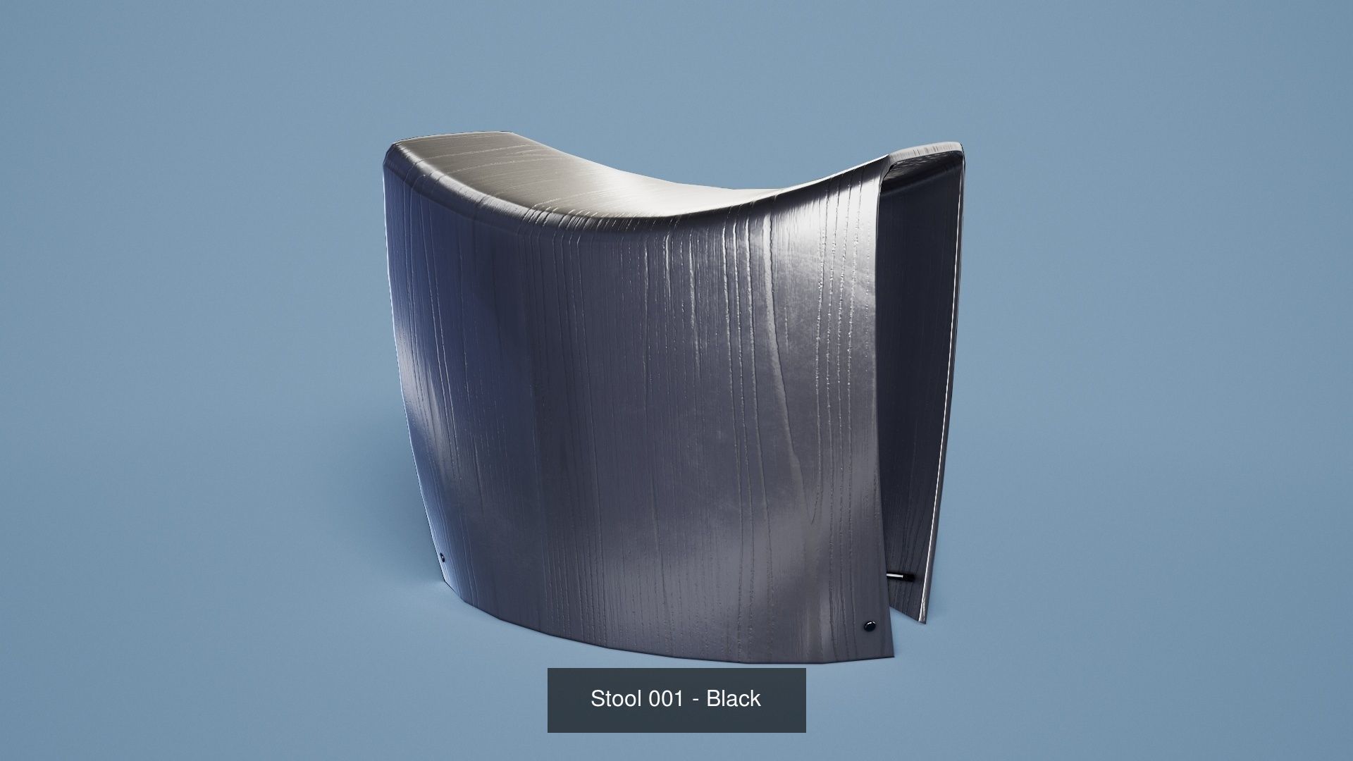 Stool 001 3D Model Collection_1