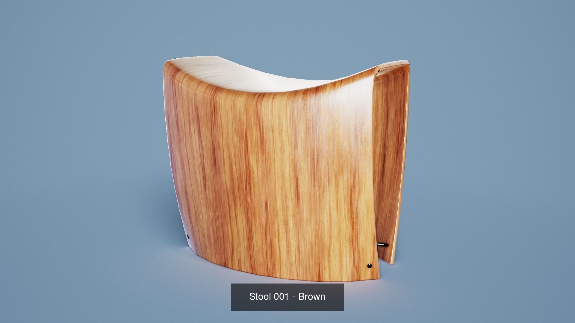 Stool 001 3D Model Collection_2