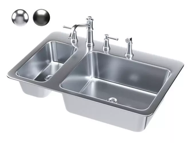 MOEN sink 04 3D model