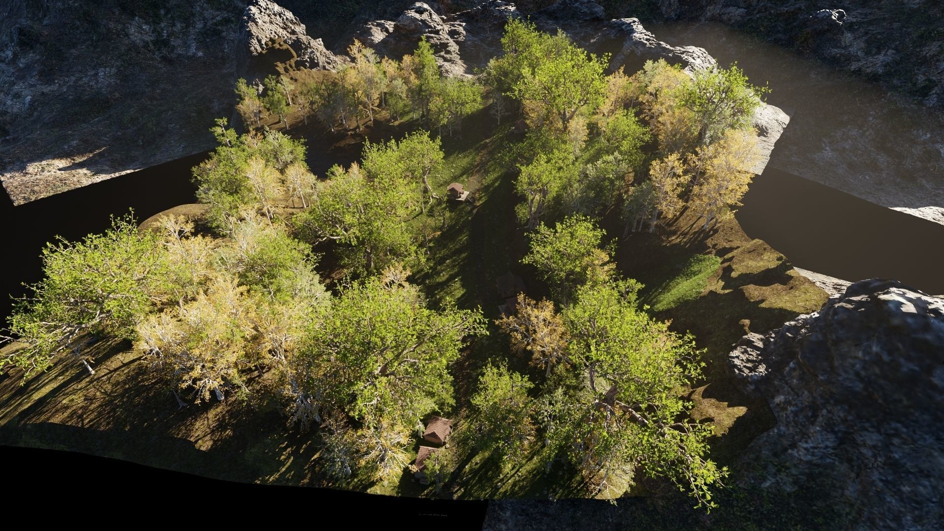 Medieval Pathway Scene 3D model_16