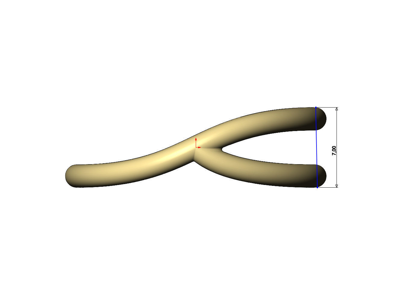 Curved wire band US sizes 5to9 3D print model_6