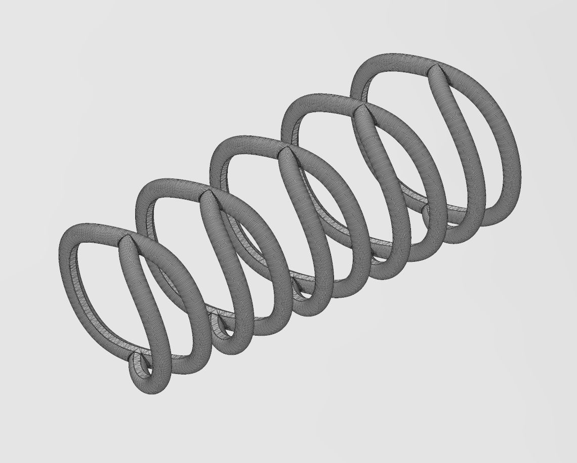 Curved wire band US sizes 5to9 3D print model_12
