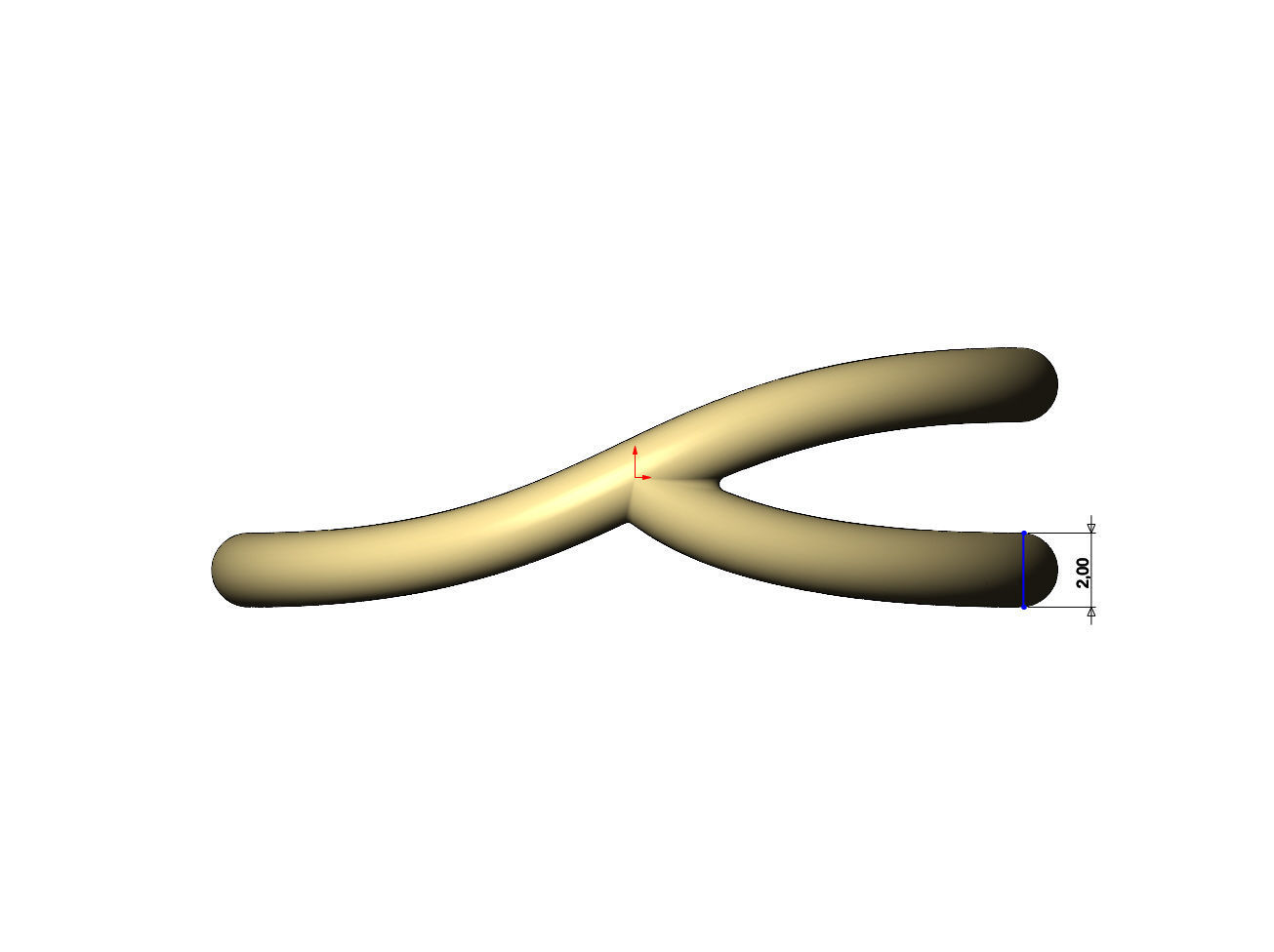 Curved wire band US sizes 5to9 3D print model_7