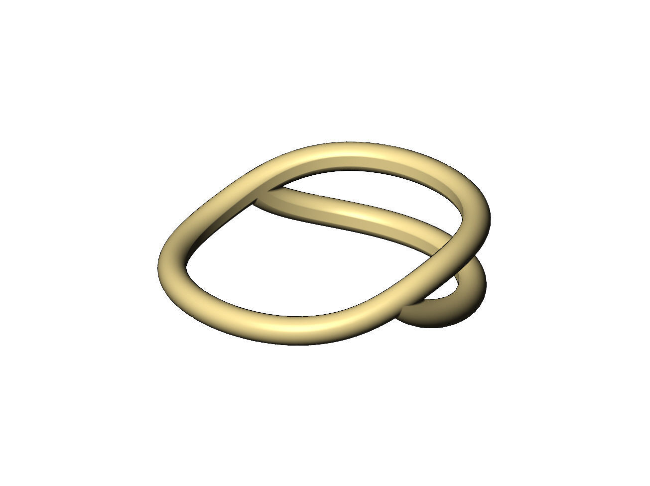 Curved wire band US sizes 5to9 3D print model_9