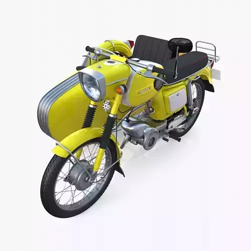 Mobra 50 w sidecar Yellow