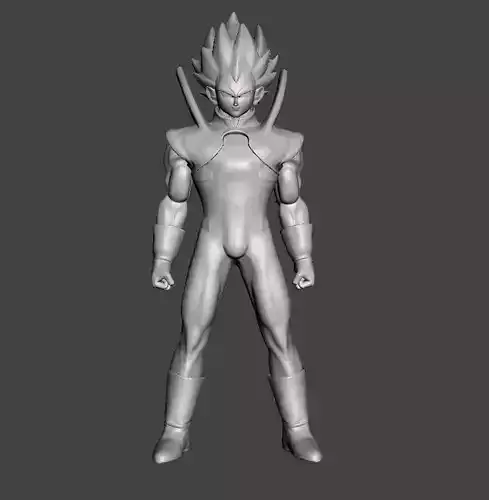 Super Oren Vegeta 3D Model 3D print model
