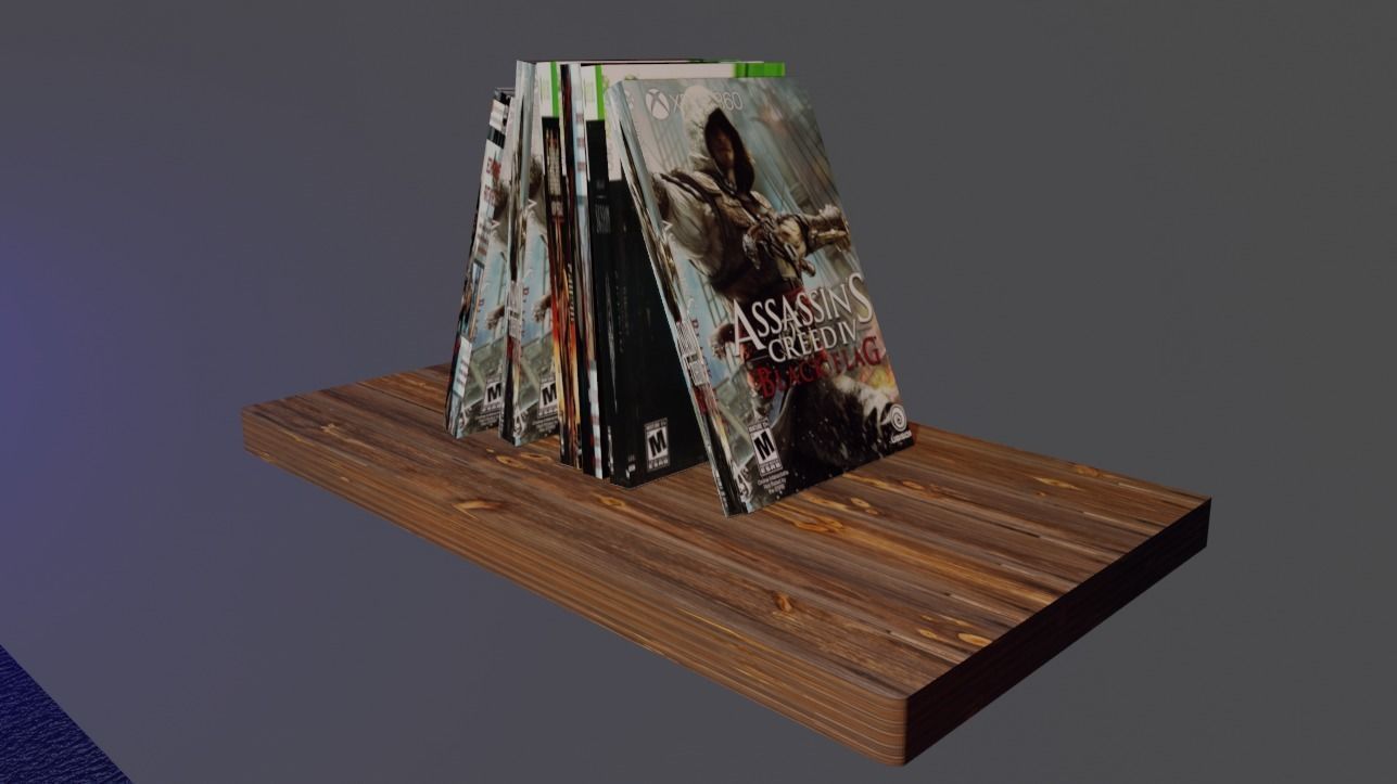 The Battlestation - Gaming room 3D Model Low-poly 3D model_5