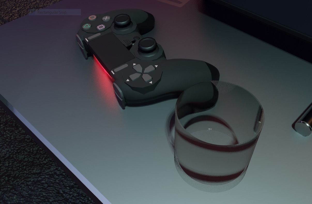 The Battlestation - Gaming room 3D Model Low-poly 3D model_4