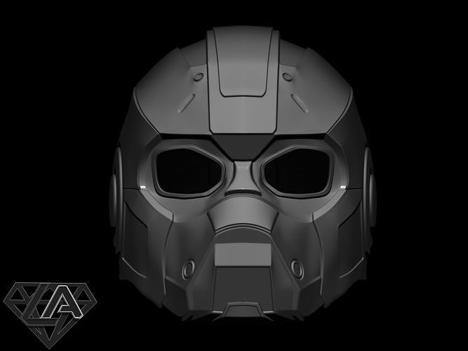 Gears of war helmet 3D print model