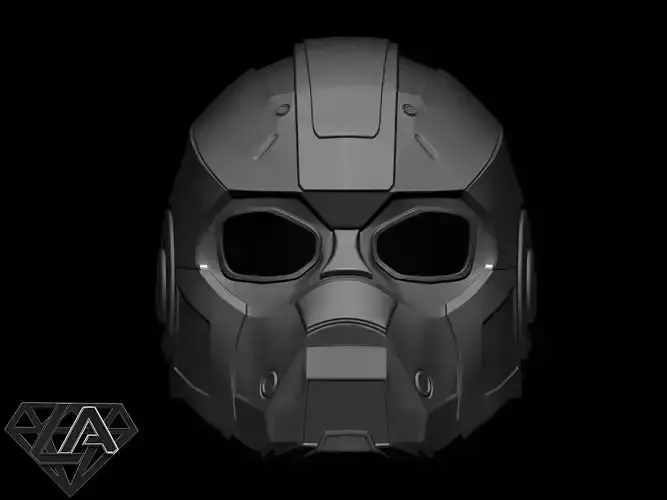 Gears of war helmet 3D print model