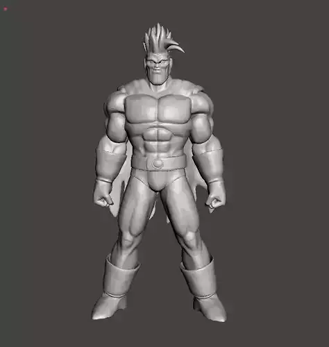 Captain Chicken 3D Model