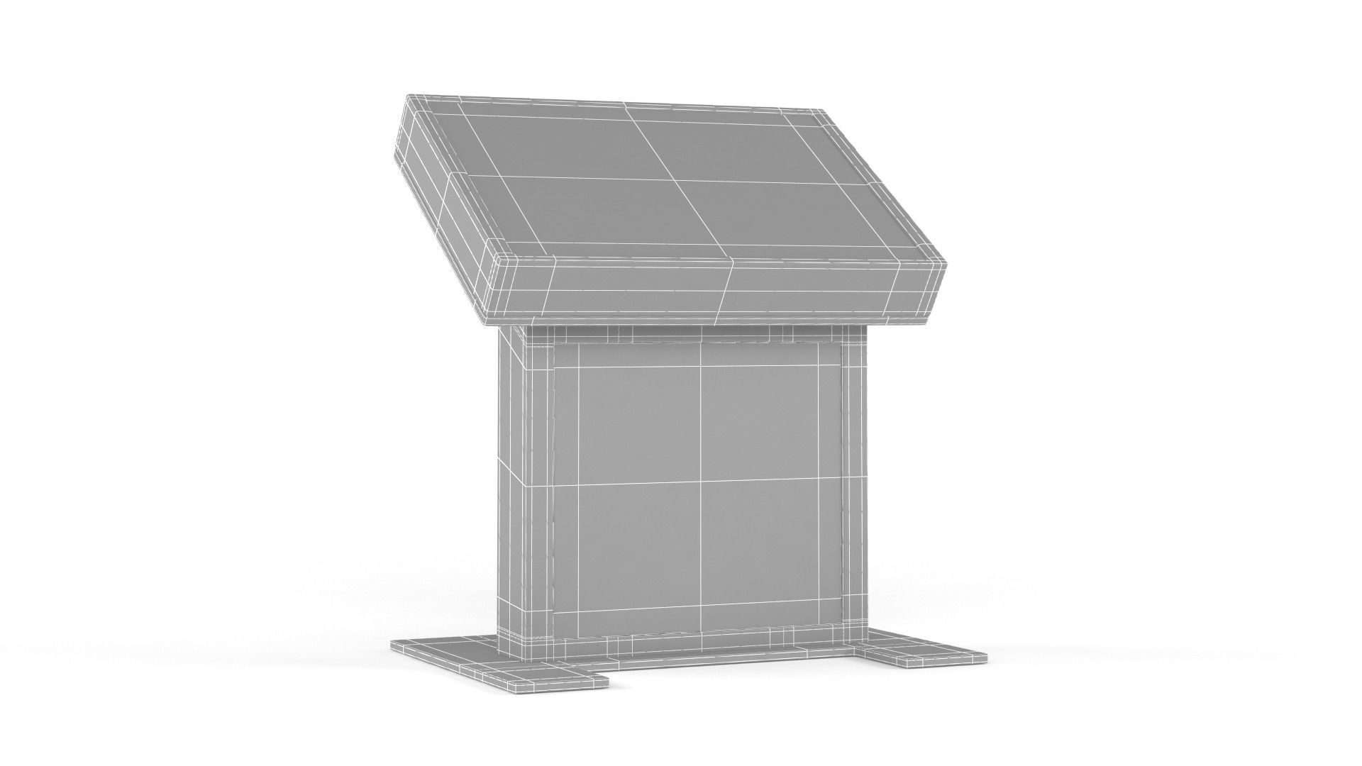Information Kiosk 3D model_11