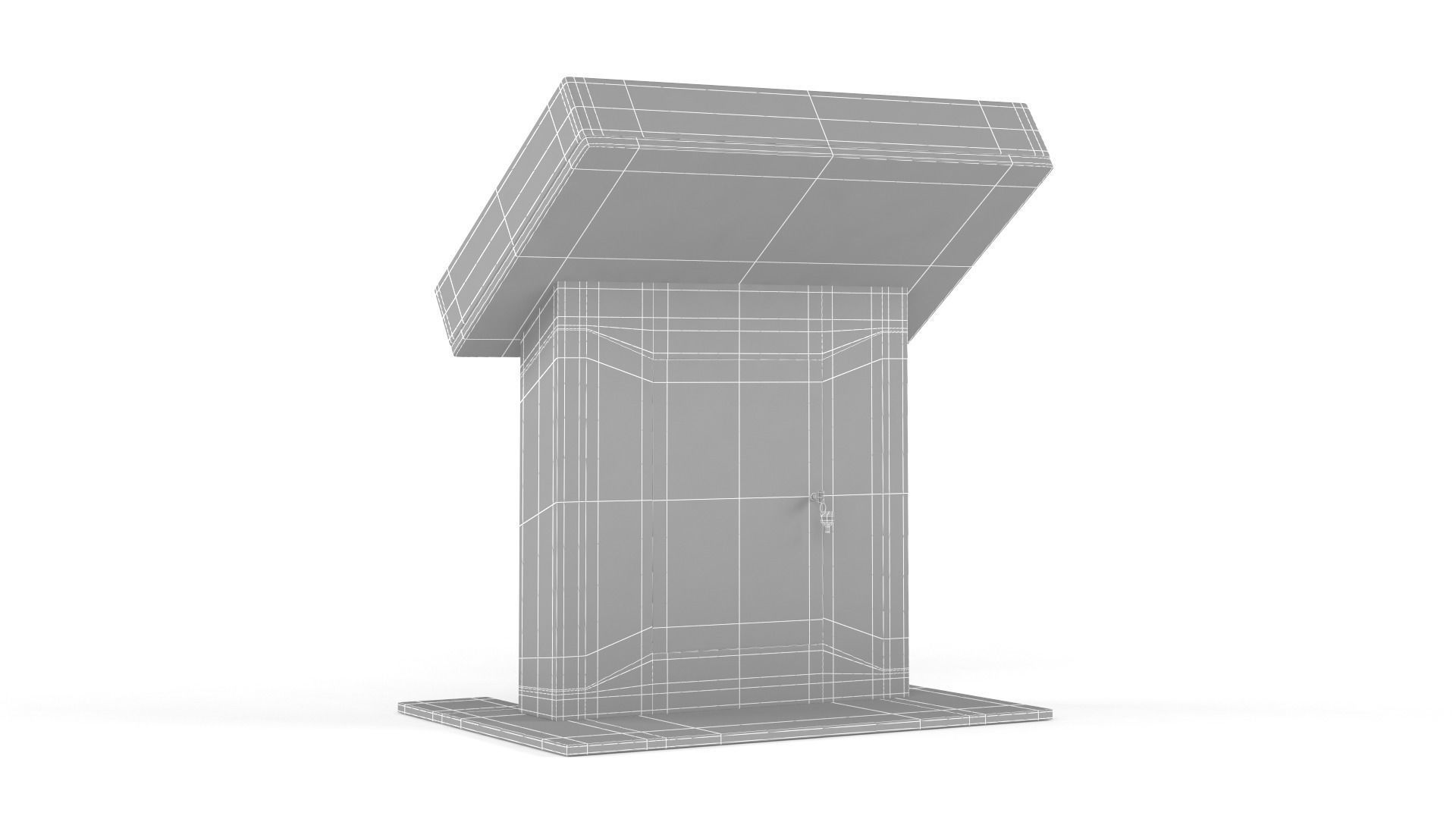 Information Kiosk 3D model_9