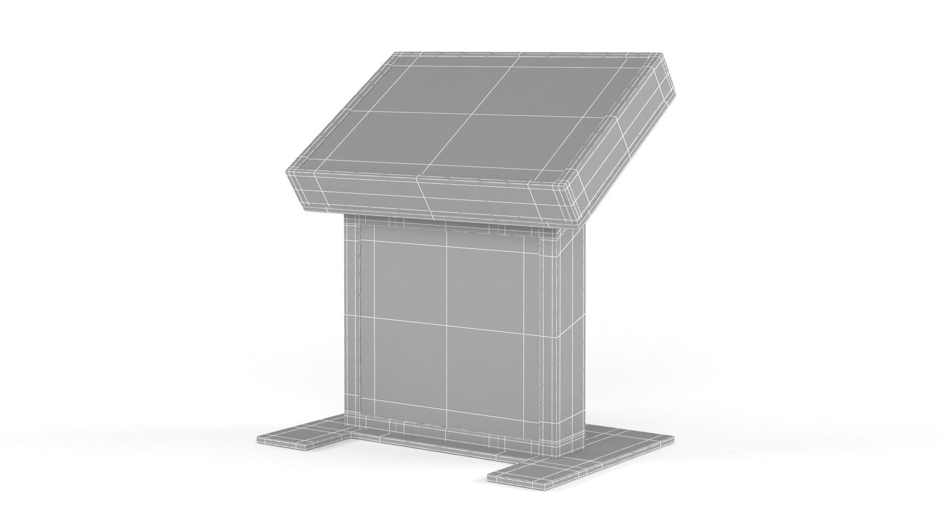 Information Kiosk 3D model_8