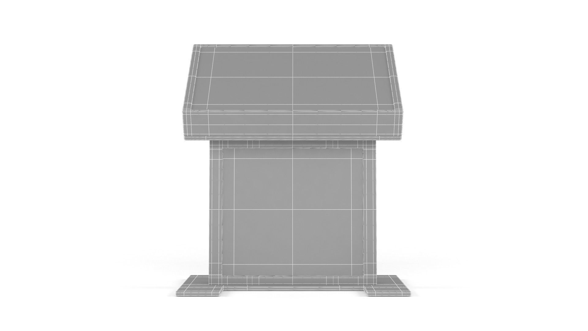 Information Kiosk 3D model_7