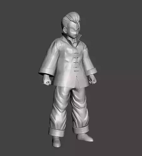 Nareg 3D Model dragon ball character