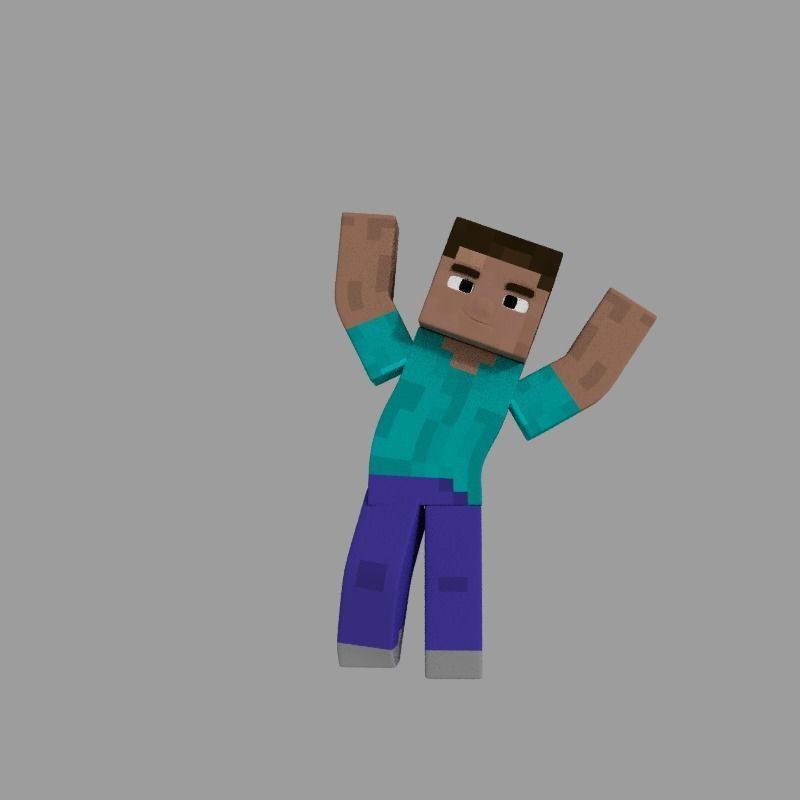 Minecraft multik 3D model_2