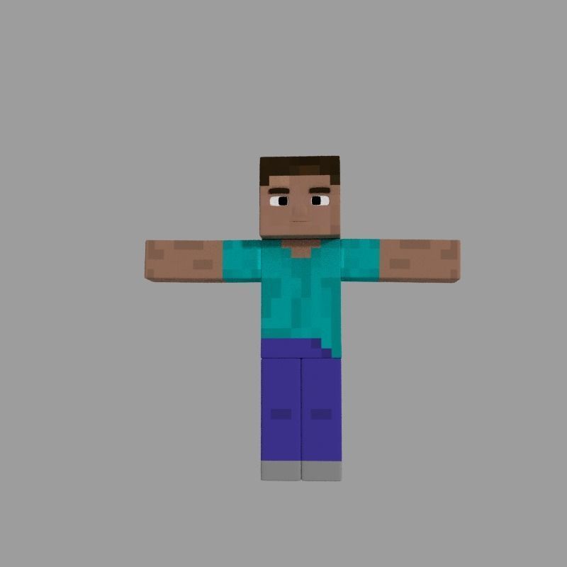 Minecraft multik 3D model_1