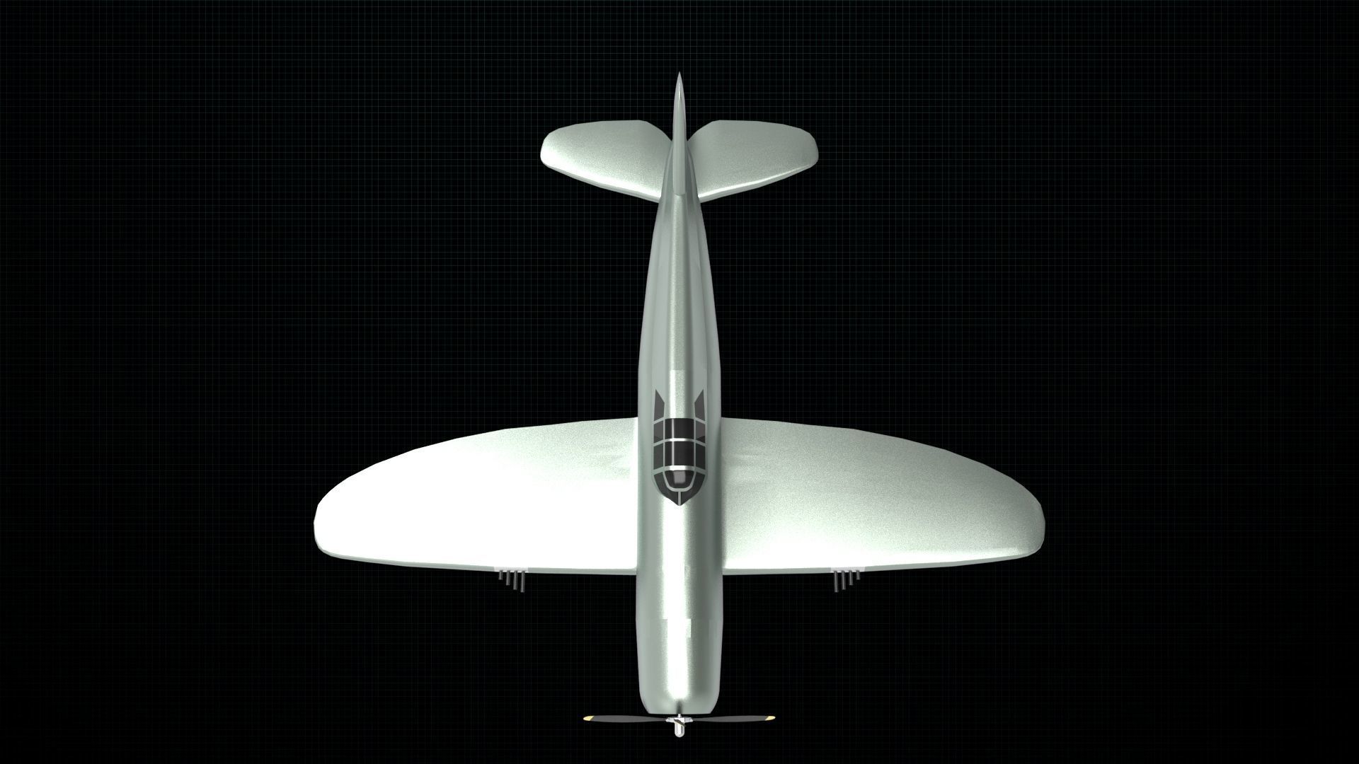 P-47 Thunderbolt 3D model_5