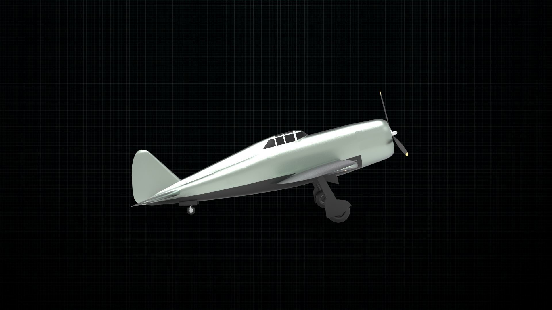 P-47 Thunderbolt 3D model_3