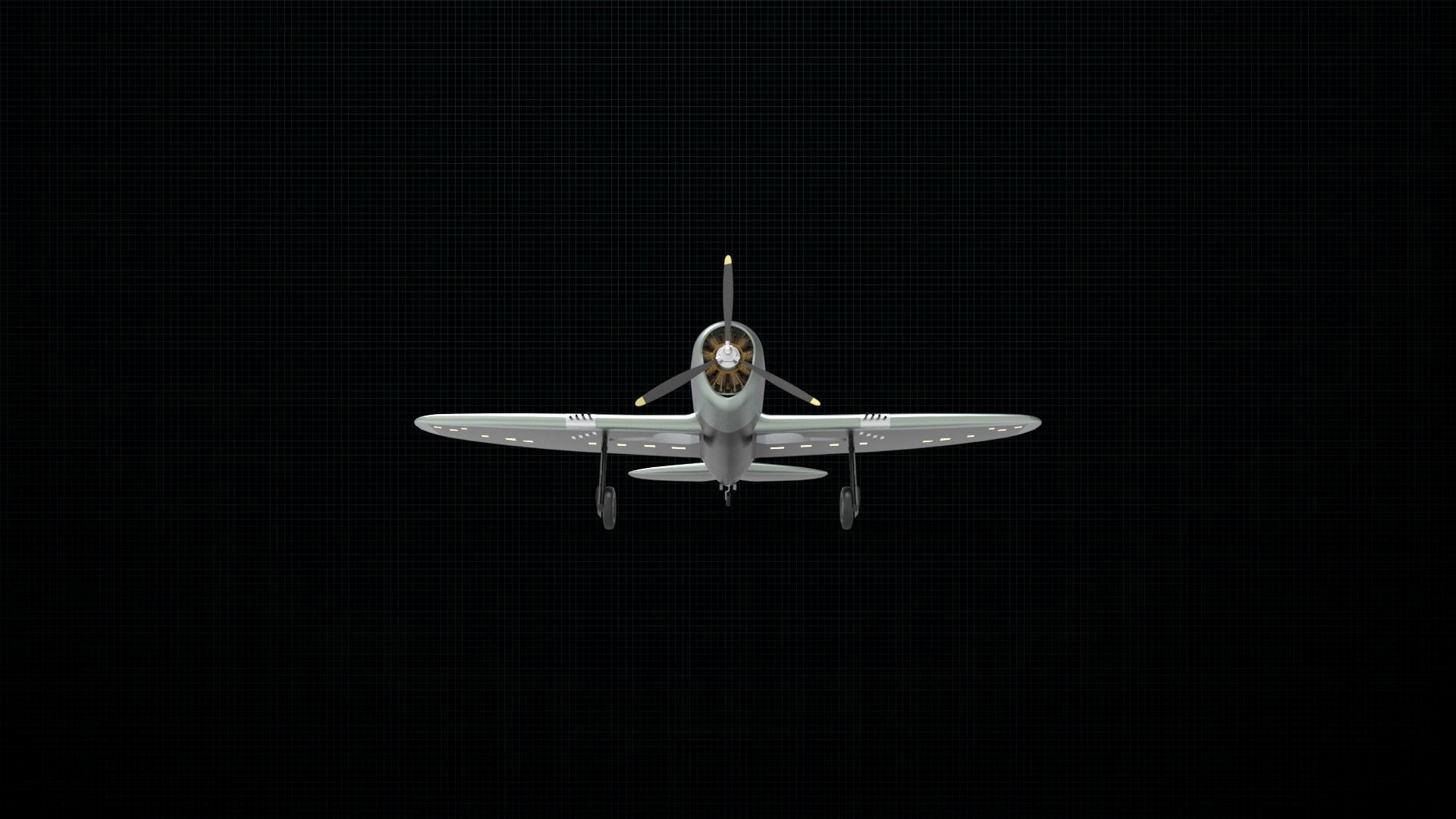 P-47 Thunderbolt 3D model_1