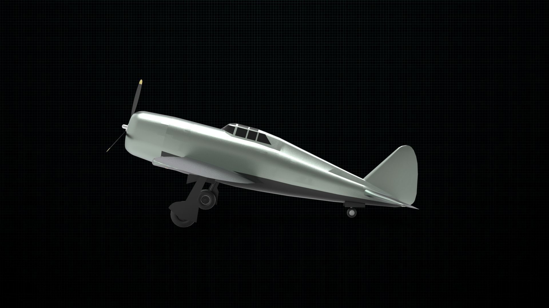 P-47 Thunderbolt 3D model_4