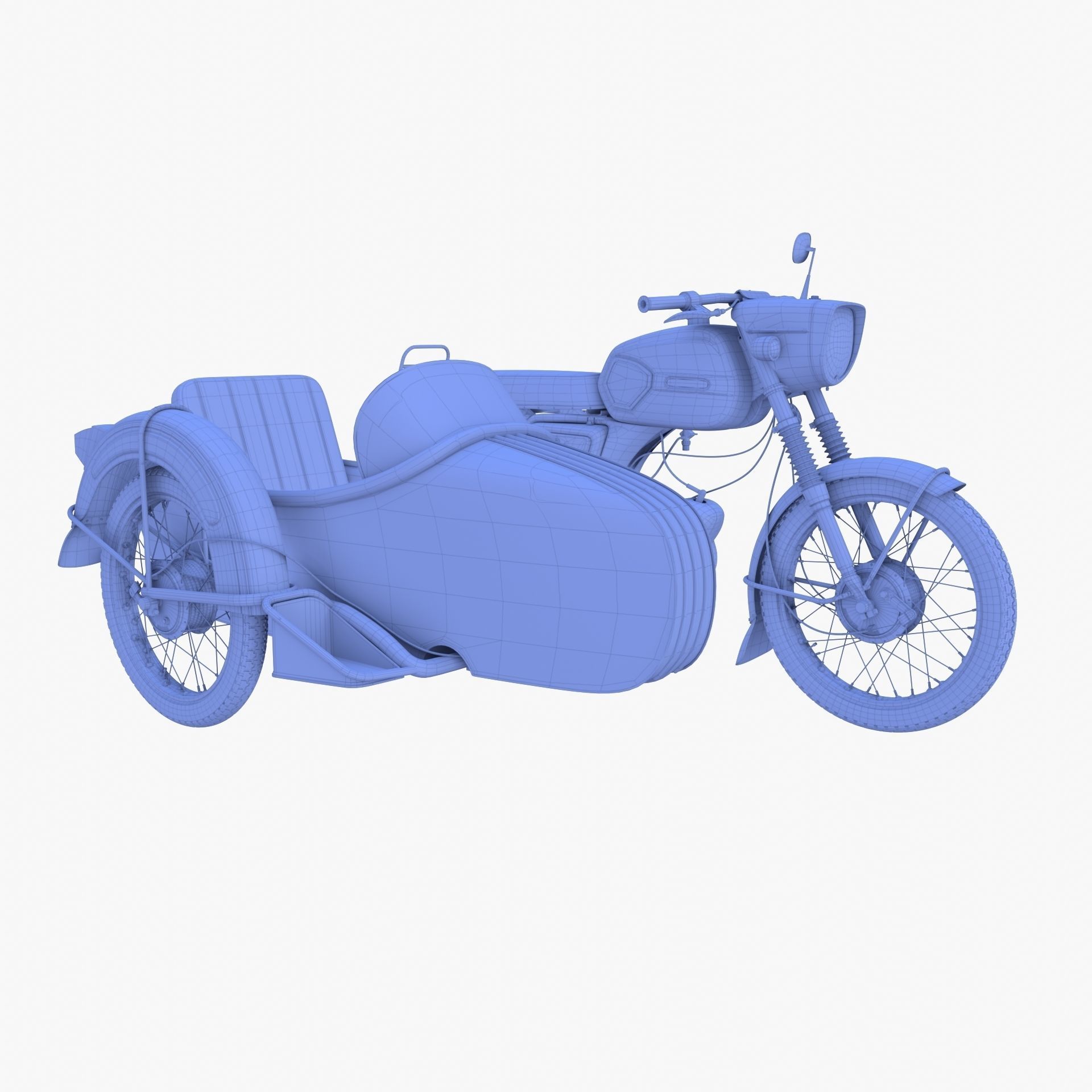 Mobra 50 w sidecar Red 3D model_16