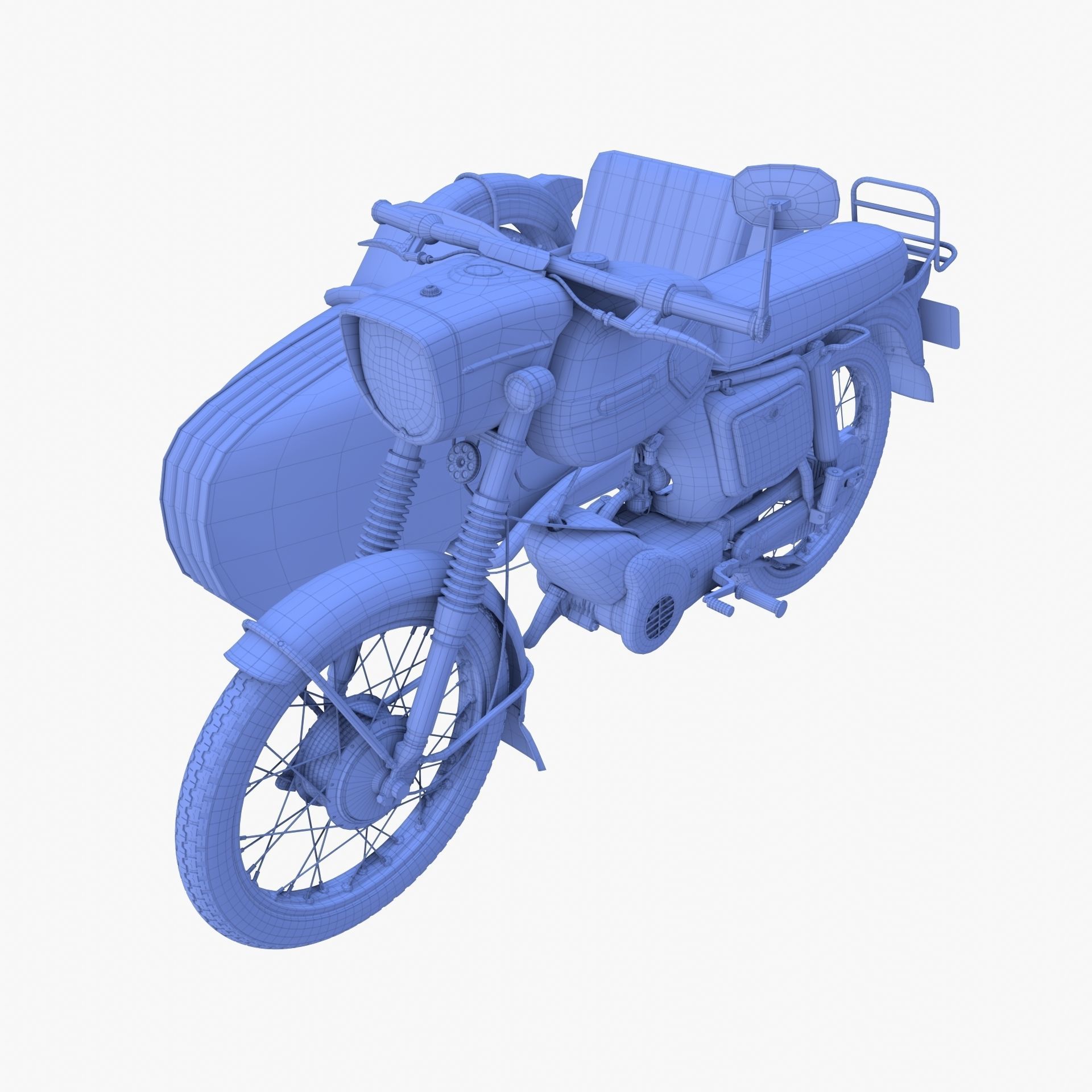 Mobra 50 w sidecar Red 3D model_18