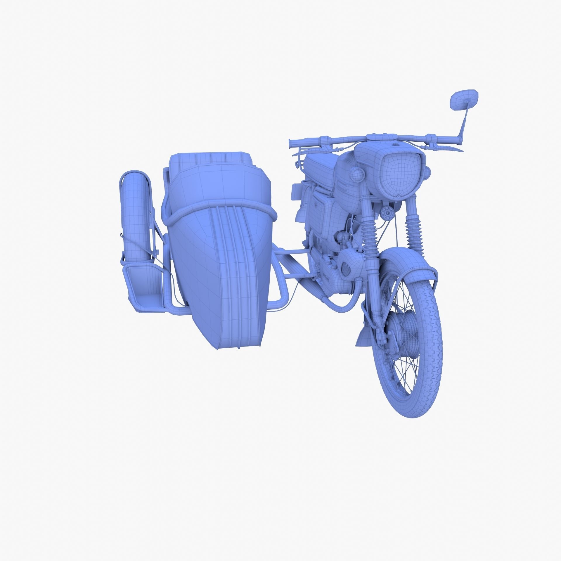 Mobra 50 w sidecar Red 3D model_17