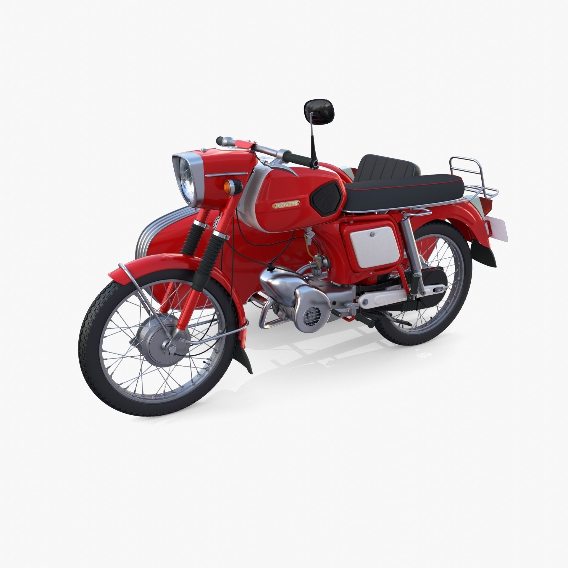 Mobra 50 w sidecar Red 3D model_8