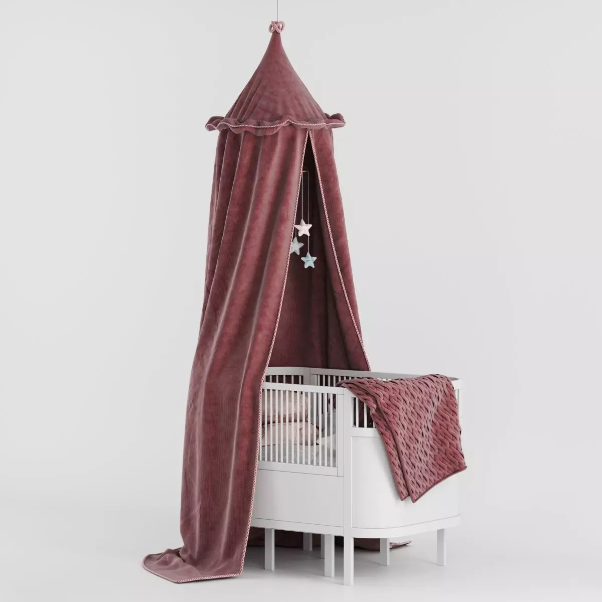 Bed and Canopy-02 3D model
