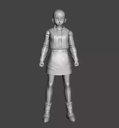 Videl Dragon Ball GT 3D Model 3D print model