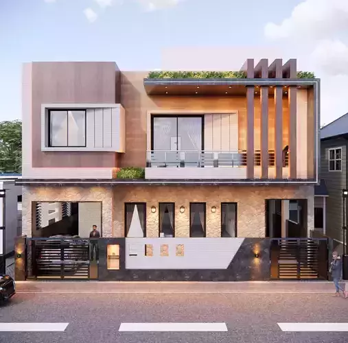 Exterior Design Render - Sketchup - Enscape 3D model 3D model