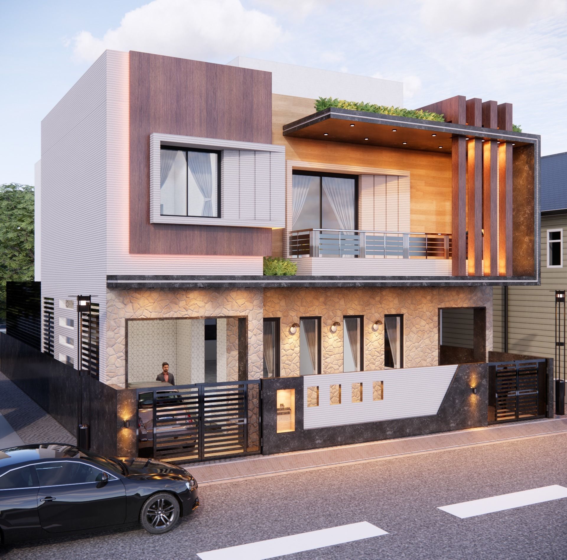 Exterior Design Render - Sketchup - Enscape 3D model 3D model_3