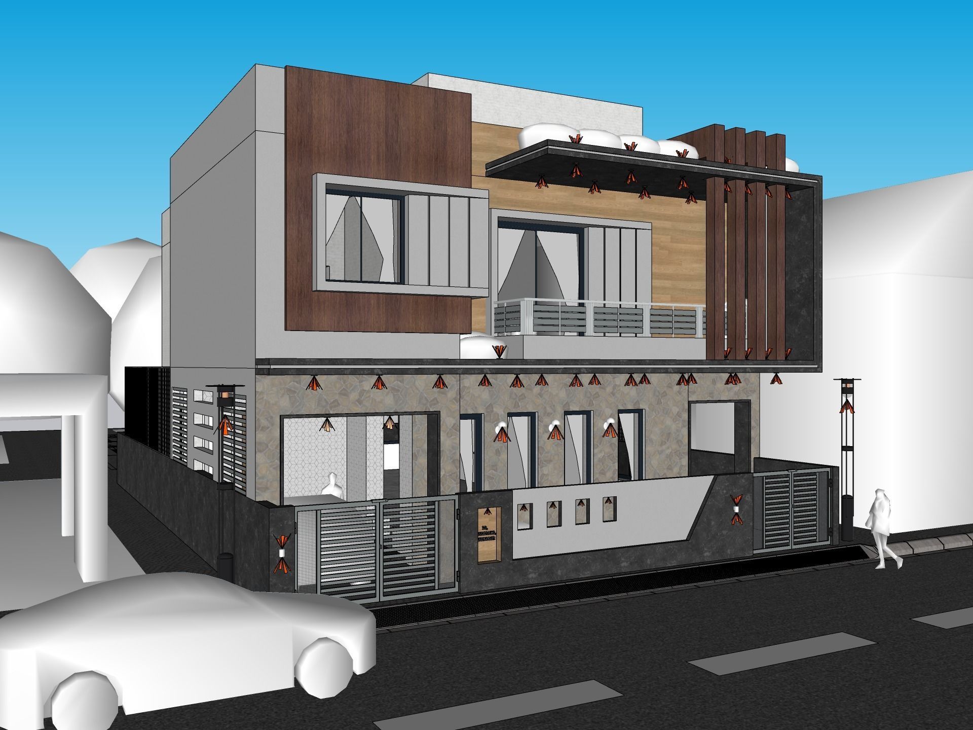 Exterior Design Render - Sketchup - Enscape 3D model 3D model_7