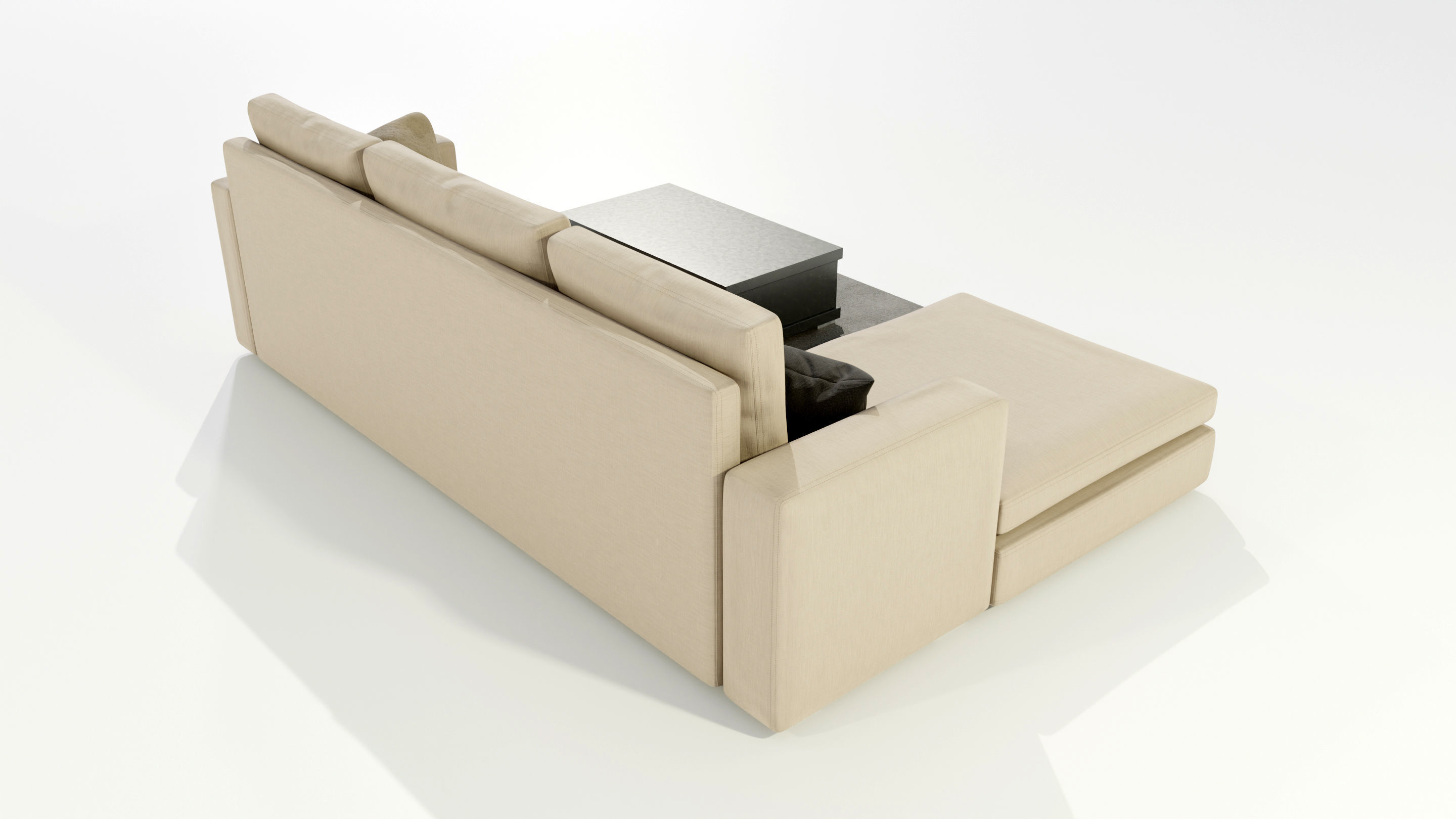  Couch and Coffee Table 3D model_5