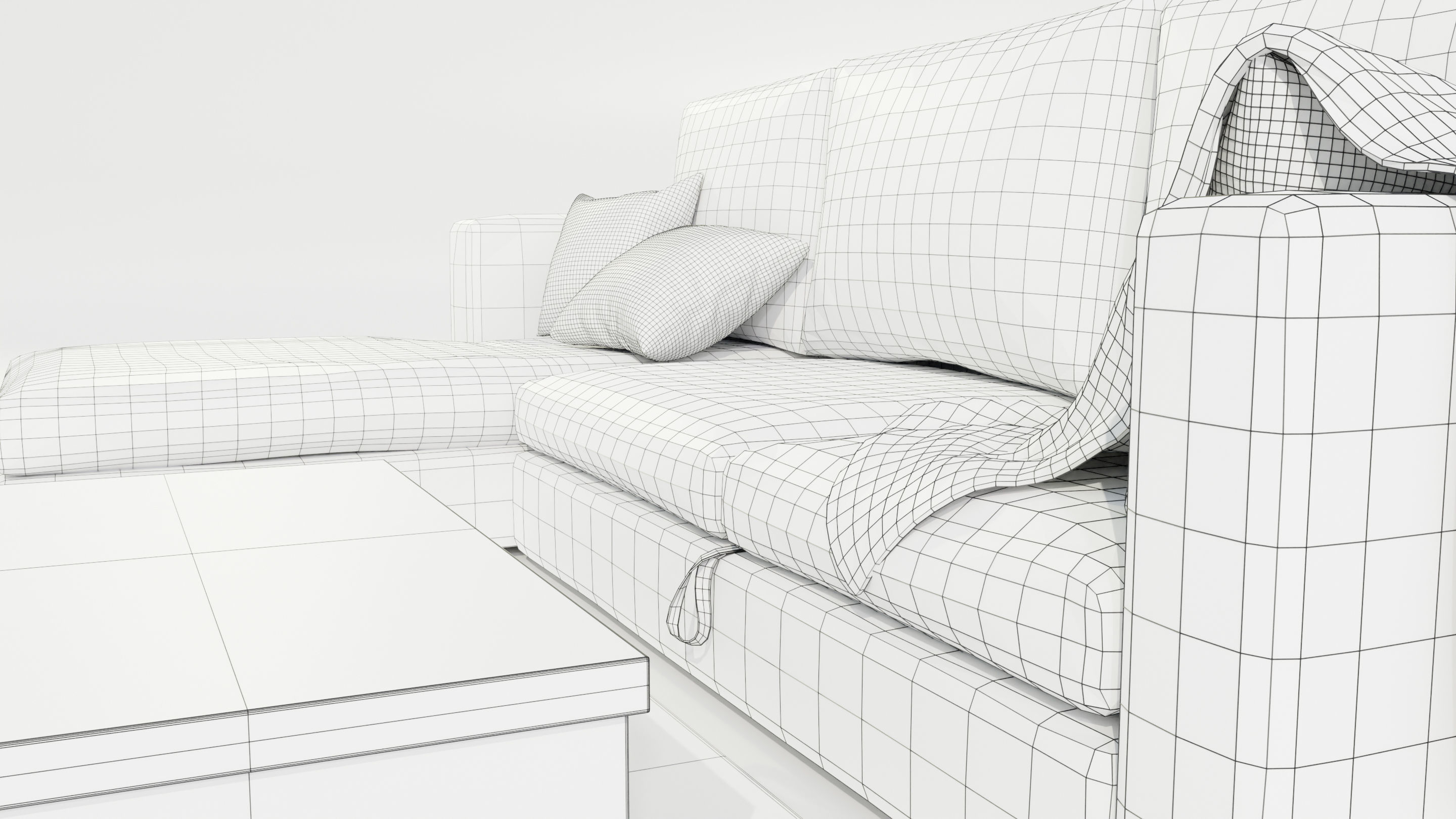  Couch and Coffee Table 3D model_18