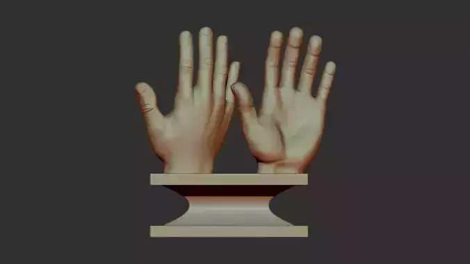 hand 3d print model