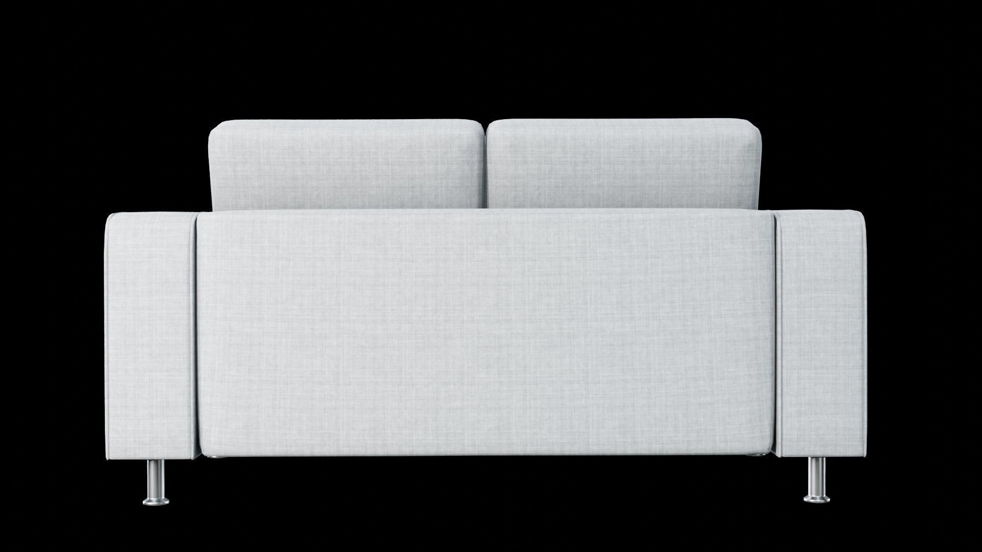 Indivi Modern Two Seater Sofa 3D model_3