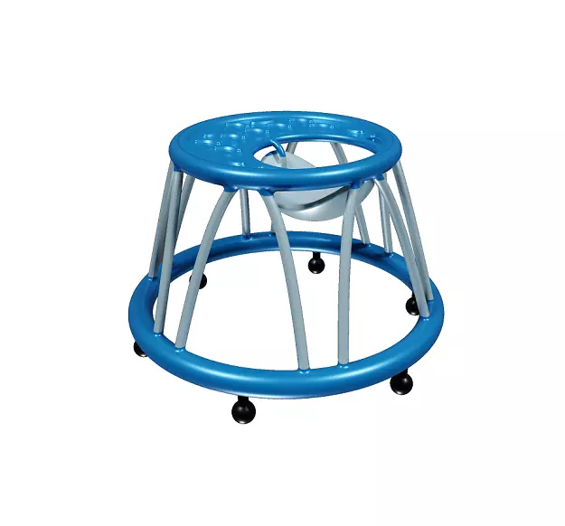 Classic Baby Walker Low-poly 3D model_0